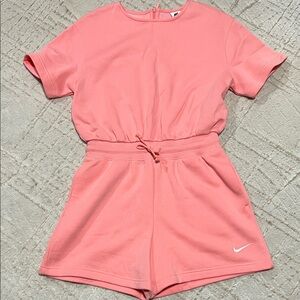 Nike Coral Short Sleeve Romper size M